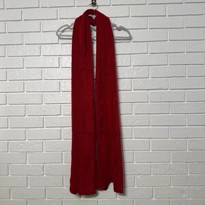 Wander Agio Red Knit Scarf Warm Winter Wrap NWT